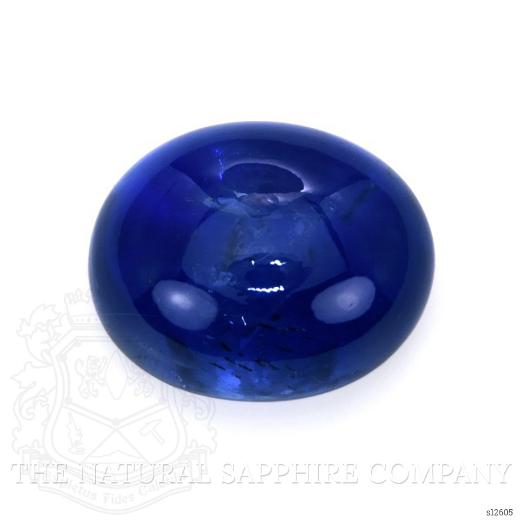 15.21 Ct. Blue Cabochon Sapphire from Ceylon (Sri Lanka)