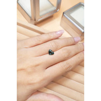 2.02 Ct. Greenish Blue Sapphire from Ceylon (Sri Lanka) Life Style