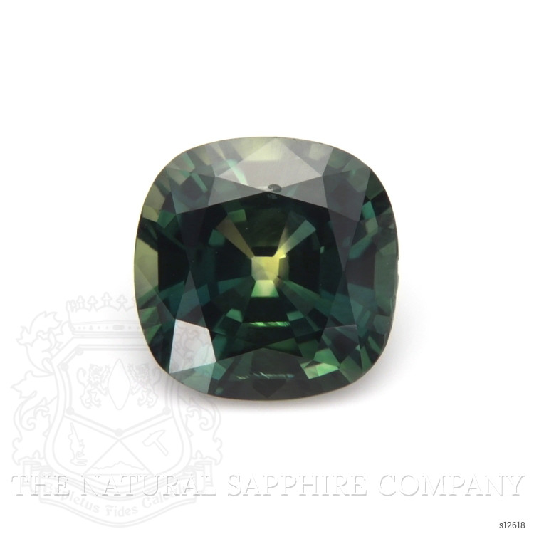 2.47 Ct. Bluish Green Sapphire from Ceylon (Sri Lanka)