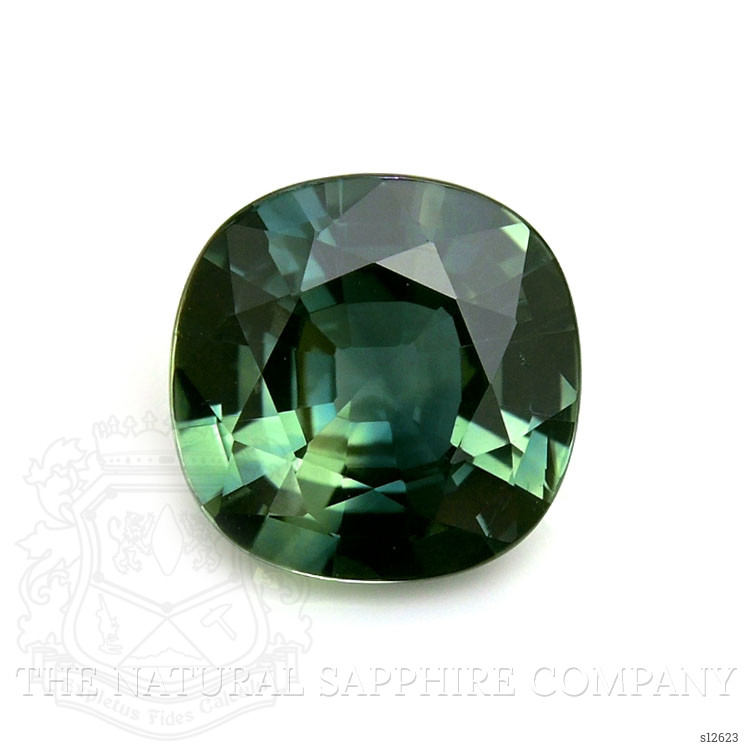 2.33 Ct. Bluish Green Sapphire from Ceylon (Sri Lanka)