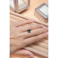 2.33 Ct. Bluish Green Sapphire from Ceylon (Sri Lanka) Life Style