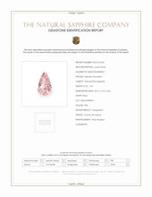 1.45 Ct. Pink Sapphire from Ceylon (Sri Lanka) Scan Report