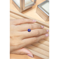 1.68 Ct. Bluish Purple Sapphire from Ceylon (Sri Lanka) Life Style