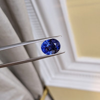 5.66 Ct. Blue Sapphire from Ceylon (Sri Lanka) Life Style