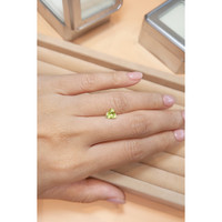 1.03 Ct. Yellowish Green Sapphire from Montana Life Style