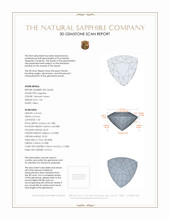 1.03 Ct. Sapphire from Montana 3 D Scan Report