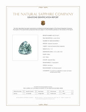 1.13 Ct. Greenish Blue Sapphire from Montana Scan Report