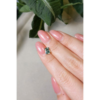 1.19 Ct. Greenish Blue Sapphire from Montana Life Style