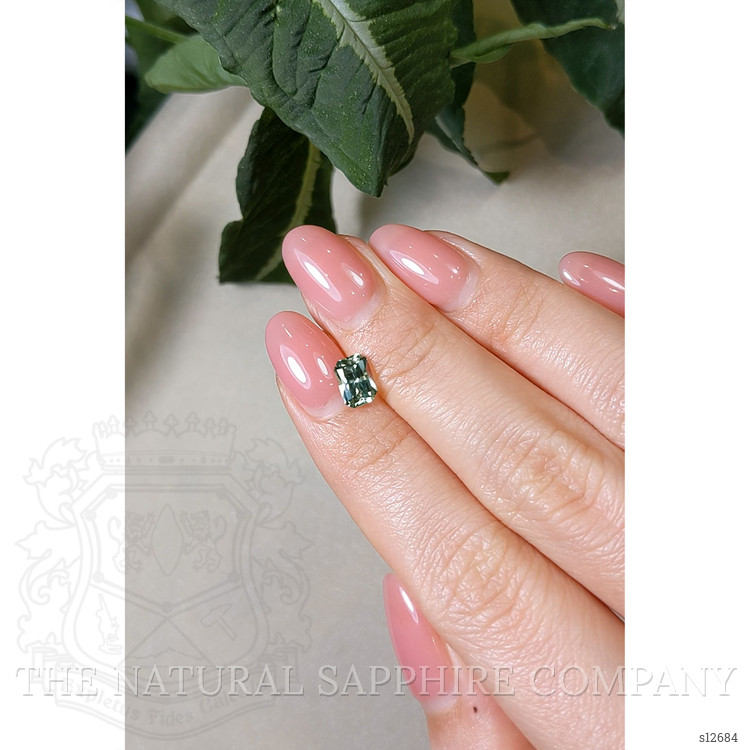 1.19 Ct. Greenish Blue Sapphire from Montana