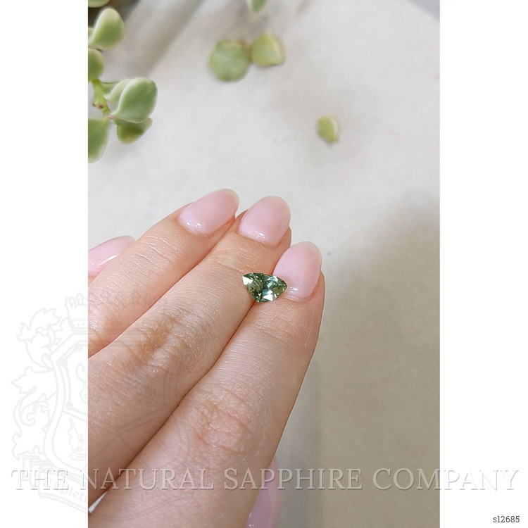 1.19 Ct. Green Sapphire from Montana