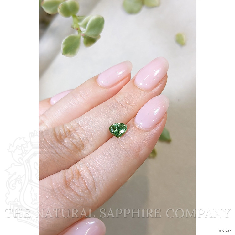 1.20 Ct. Green Sapphire from Montana