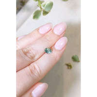 1.21 Ct. Bluish Green Sapphire from Montana Life Style
