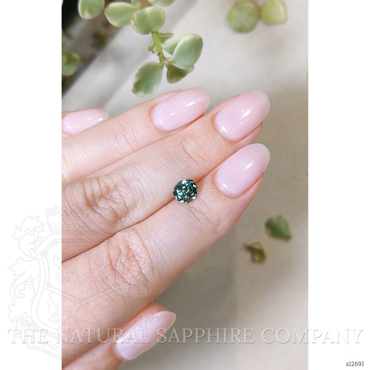 1.21 Ct. Bluish Green Sapphire from Montana
