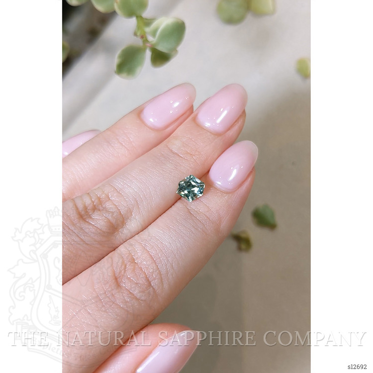 1.22 Ct. Bluish Green Sapphire from Montana