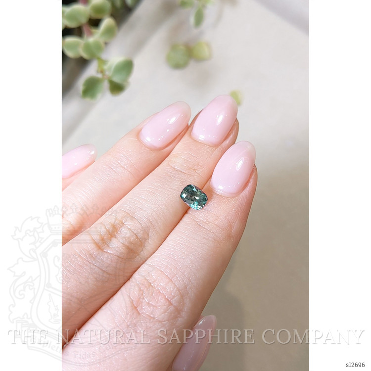 1.23 Ct. Bluish Green Sapphire from Montana