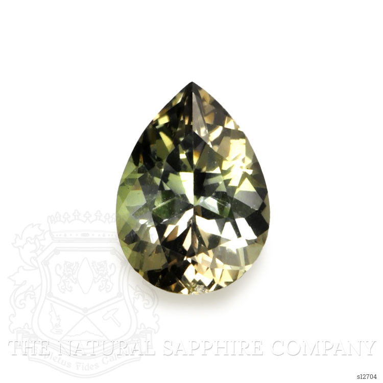 1.26 Ct. Yellowish Green Sapphire from Montana