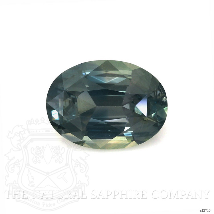 5.06 Ct. Bluish Green Sapphire from Ceylon (Sri Lanka)