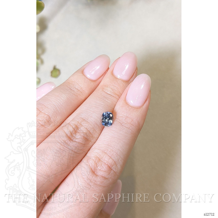 1.28 Ct. Greyish Blue Sapphire from Montana