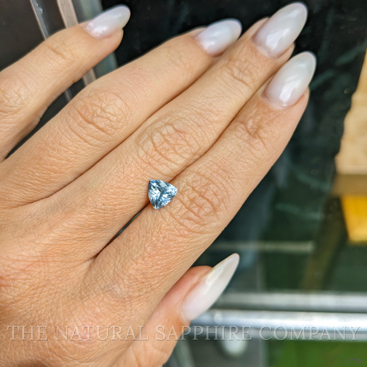 1.32 Ct. Greyish Blue Sapphire from Montana