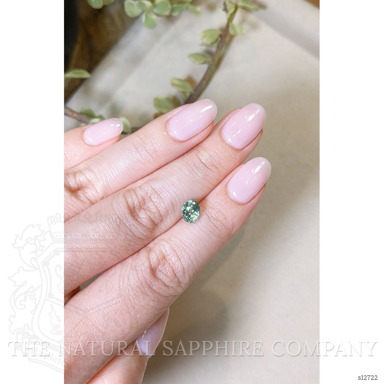 1.35 Ct. Bluish Green Sapphire from Montana