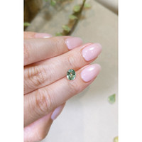 1.40 Ct. Bluish Green Sapphire from Montana Life Style