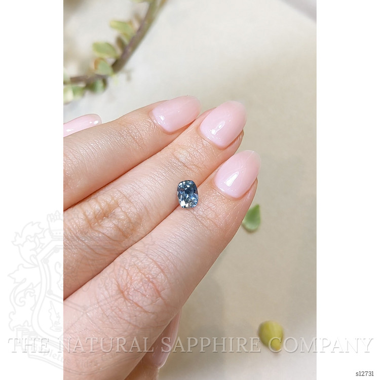 1.41 Ct. Greenish Blue Sapphire from Montana