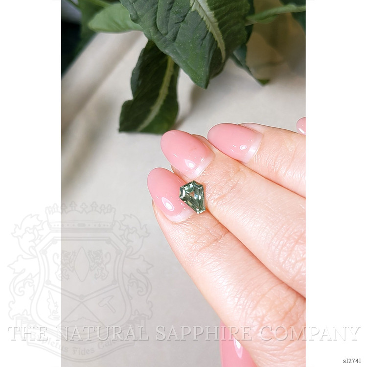 1.52 Ct. Green Sapphire from Montana