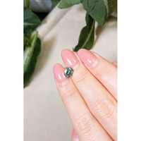 1.65 Ct. Bluish Green Sapphire from Montana Life Style