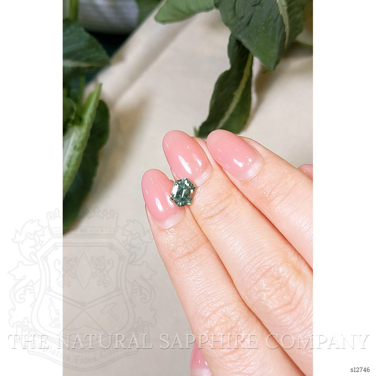 1.65 Ct. Bluish Green Sapphire from Montana