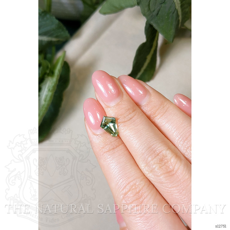2.15 Ct. Green Sapphire from Montana