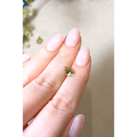 1.19 Ct. Yellowish Green Sapphire from Montana Life Style
