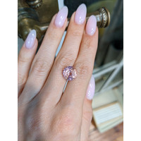 6.18 Ct. Padparadscha Sapphire from Ceylon (Sri Lanka) Life Style