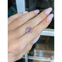 6.18 Ct. Padparadscha Sapphire from Ceylon (Sri Lanka) Life Style