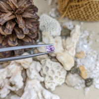 0.55 Ct. Purple Sapphire from Ceylon (Sri Lanka) Life Style