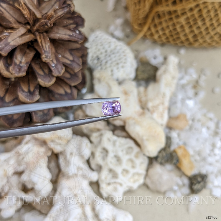0.55 Ct. Purple Sapphire from Ceylon (Sri Lanka)