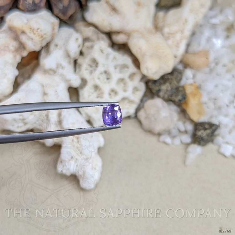 0.54 Ct. Purple Sapphire from Ceylon (Sri Lanka)