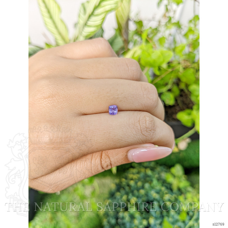 0.54 Ct. Purple Sapphire from Ceylon (Sri Lanka)