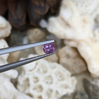 0.44 Ct. Pinkish Purple Sapphire from Ceylon (Sri Lanka) Life Style