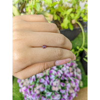 0.44 Ct. Pinkish Purple Sapphire from Ceylon (Sri Lanka) Life Style