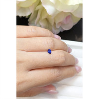 0.37 Ct. Blue Sapphire from Ceylon (Sri Lanka) Life Style