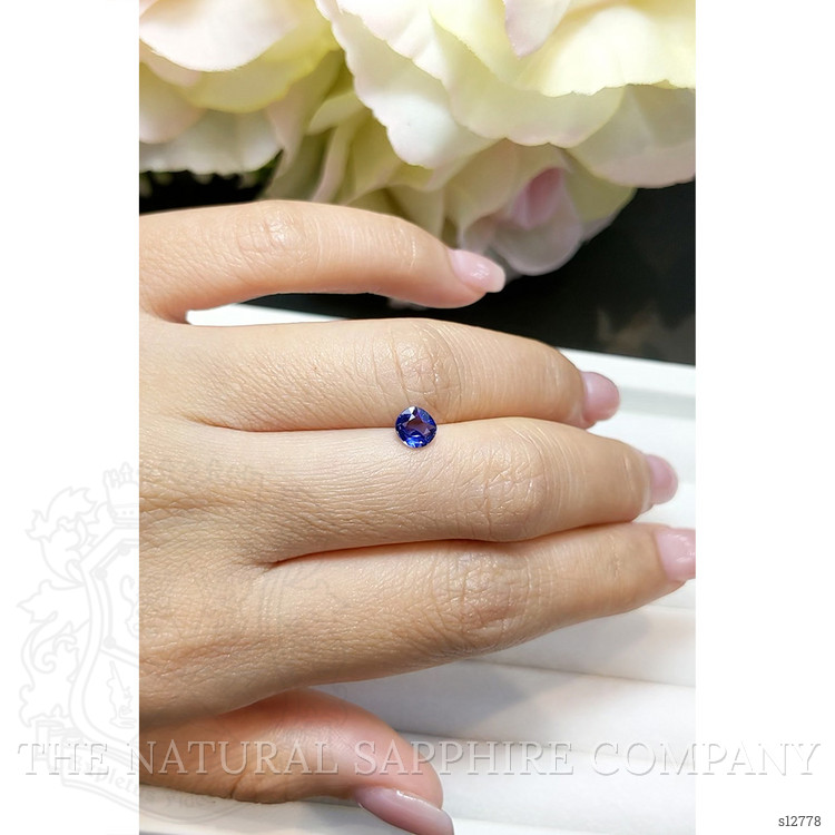 0.67 Ct. Blue Sapphire from Ceylon (Sri Lanka)