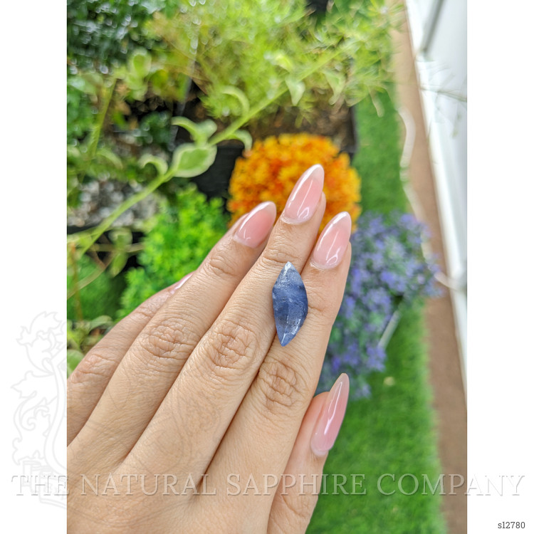 15.59 Ct. Blue Sapphire Crystal from Ceylon (Sri Lanka)