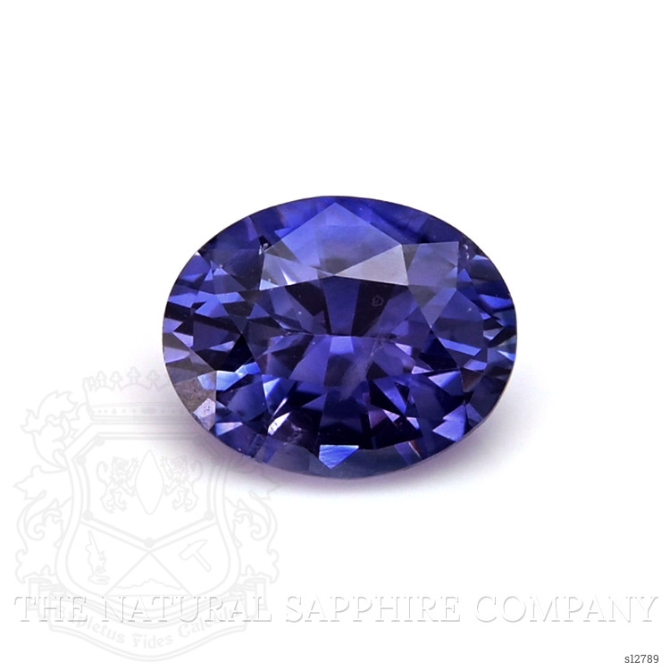 1.86 Ct. Purplish Blue Sapphire from Ceylon (Sri Lanka)