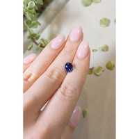 1.86 Ct. Purplish Blue Sapphire from Ceylon (Sri Lanka) Life Style