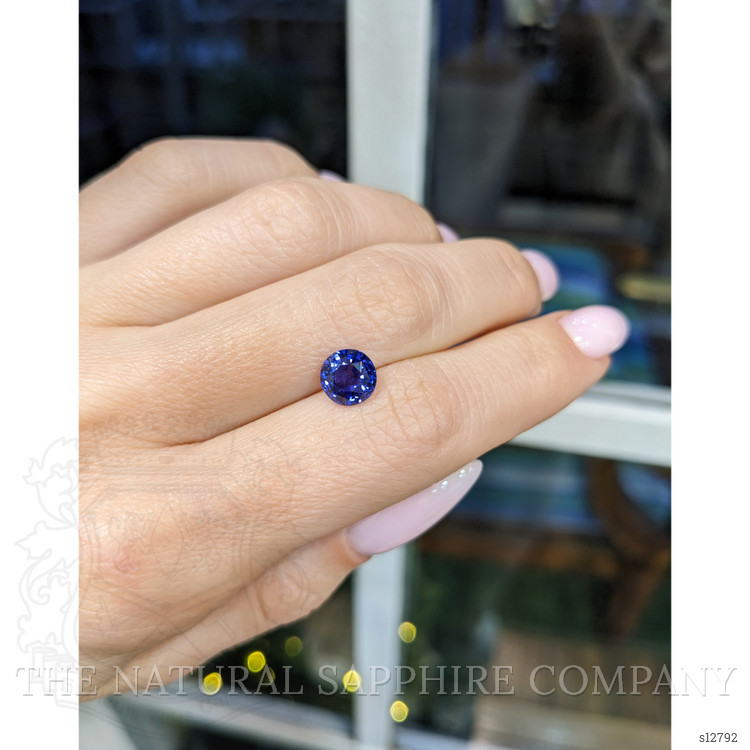 1.96 Ct. Blue Sapphire from Ceylon (Sri Lanka)
