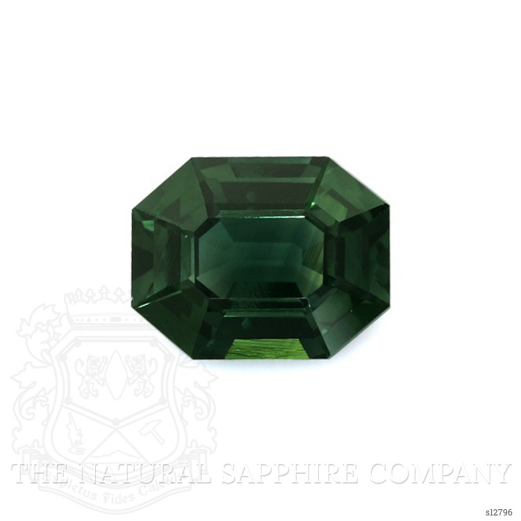 3.26 Ct. Bluish Green Sapphire from Ceylon (Sri Lanka)