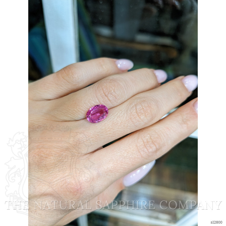 3.13 Ct. Pink Sapphire from Ceylon (Sri Lanka)