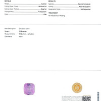 3.58 Ct. Pink Sapphire from Ceylon (Sri Lanka) Scan Report