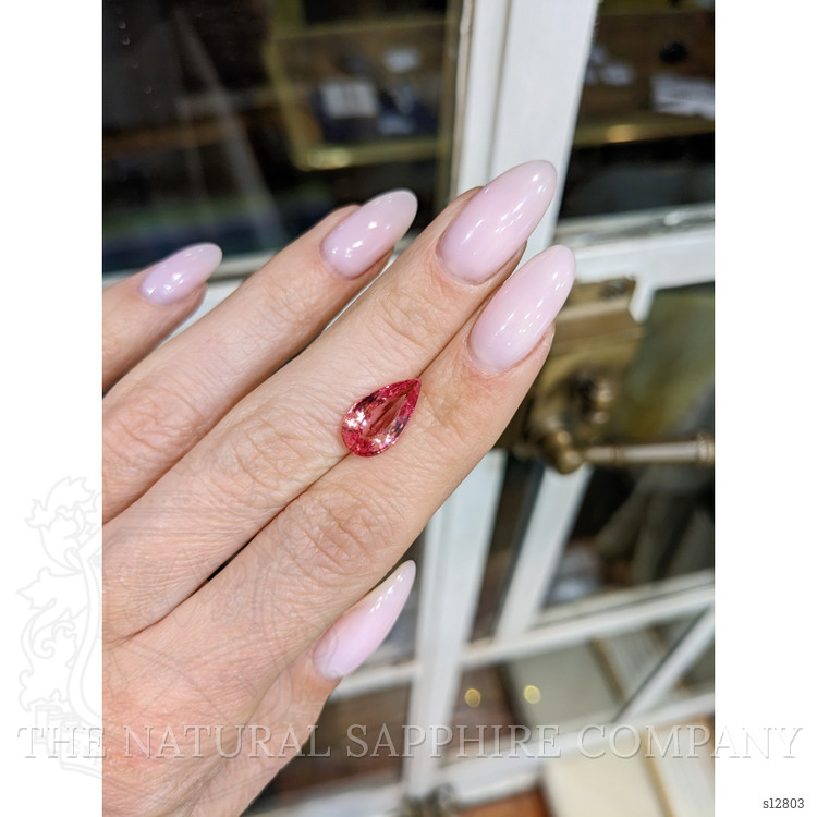 4.03 Ct. Padparadscha Sapphire from Ceylon (Sri Lanka)