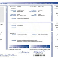 5.62 Ct. Pink Sapphire from Ceylon (Sri Lanka) Scan Report